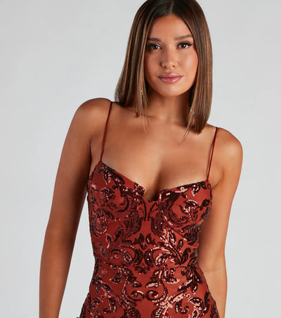 Jazmine Sequin Bustier Party Dress