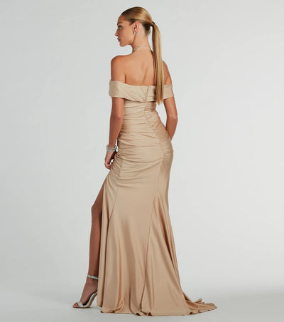 Alicia Off-The-Shoulder Mermaid Formal Dress