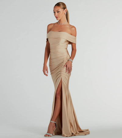 Alicia Off-The-Shoulder Mermaid Formal Dress