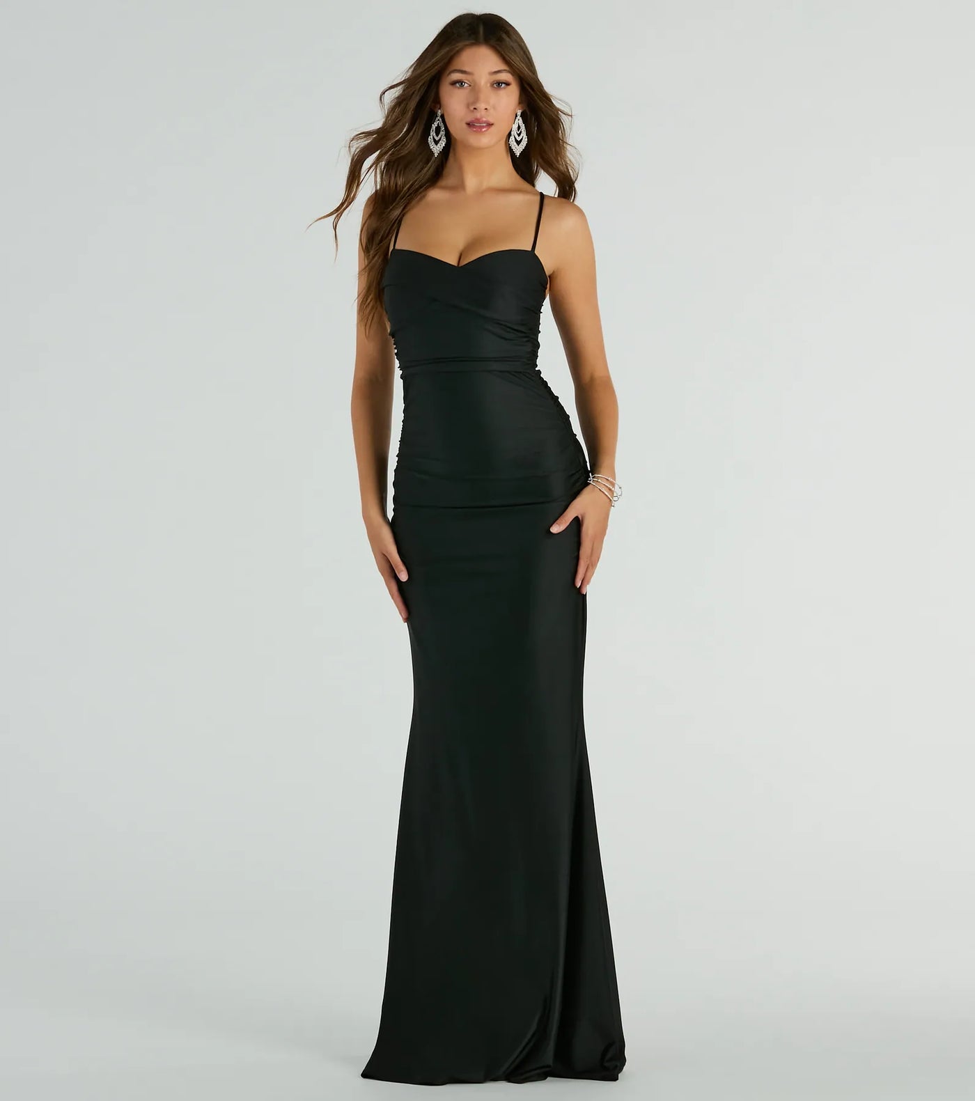 Maisie Sweetheart Ruched Mermaid Formal Dress