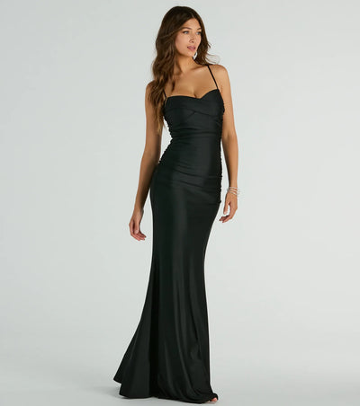 Maisie Sweetheart Ruched Mermaid Formal Dress