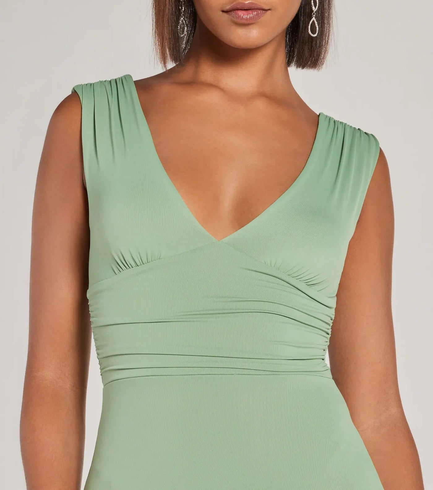 Make It Stunning Sleeveless Bodycon Slit Midi Dress