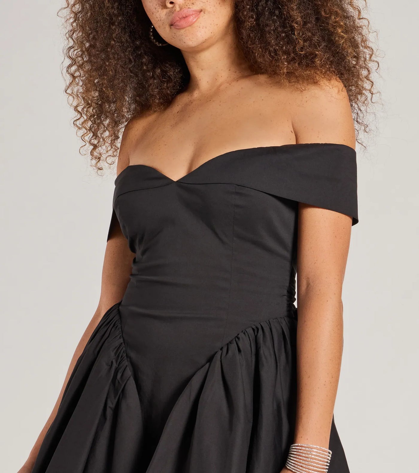 Luxe Moment Drop Waist Skater Dress