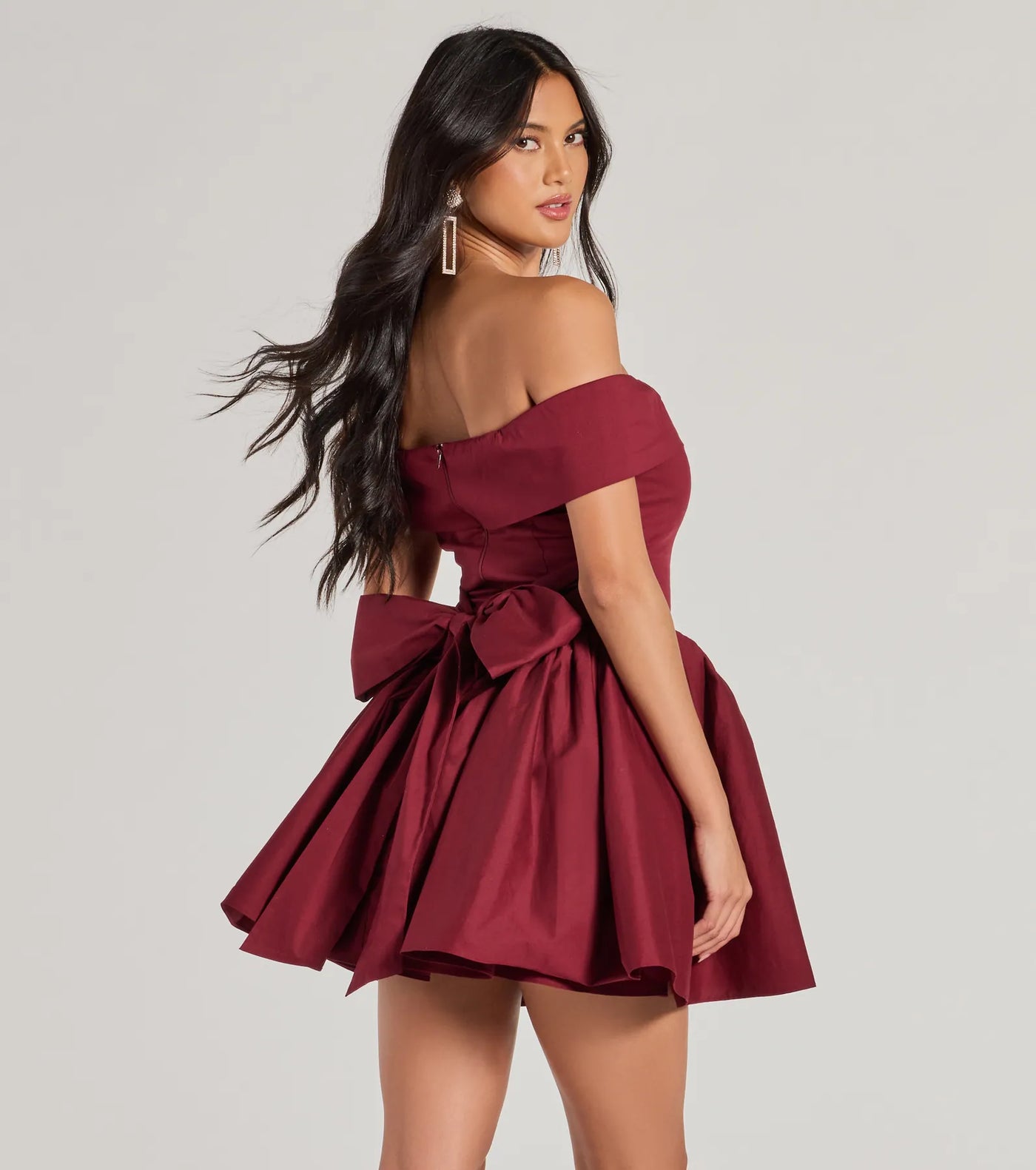 Luxe Moment Drop Waist Skater Dress