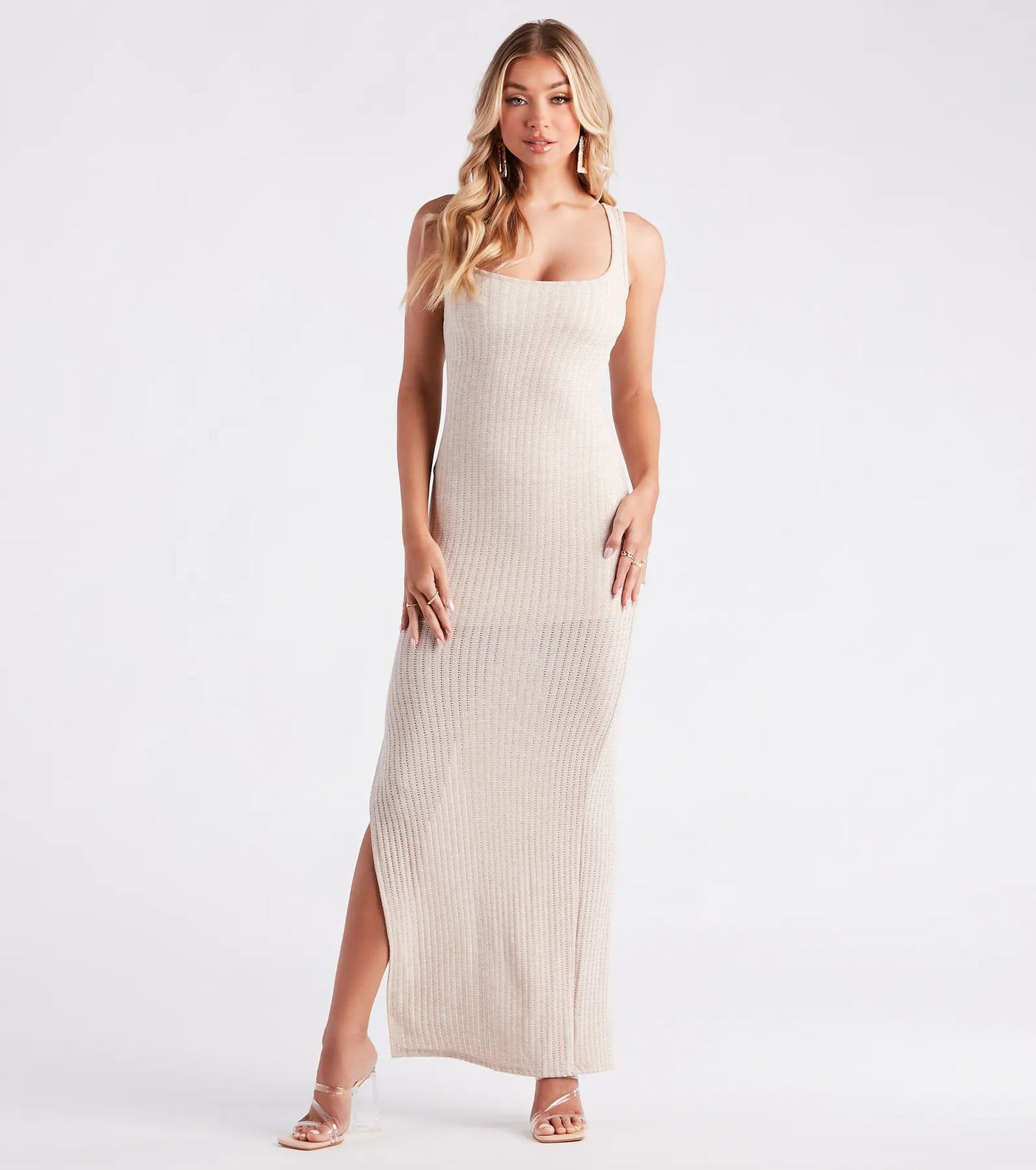 The 'It' Knit Sleeveless Maxi Dress