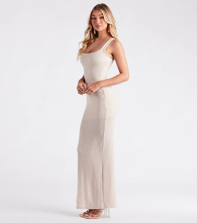 The 'It' Knit Sleeveless Maxi Dress