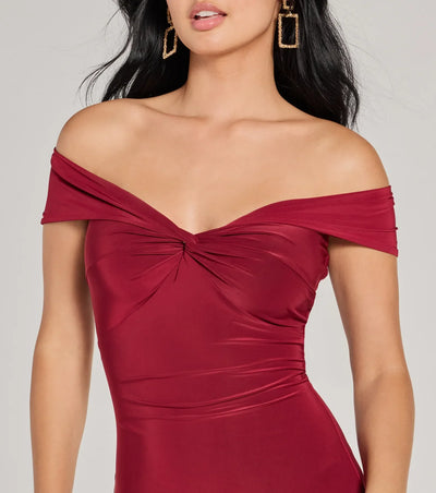 Elevated Chic Off-The-Shoulder A-Line Mini Dress