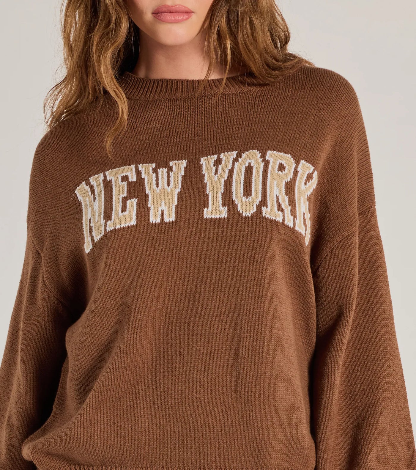 So New York Oversized Pullover Sweater