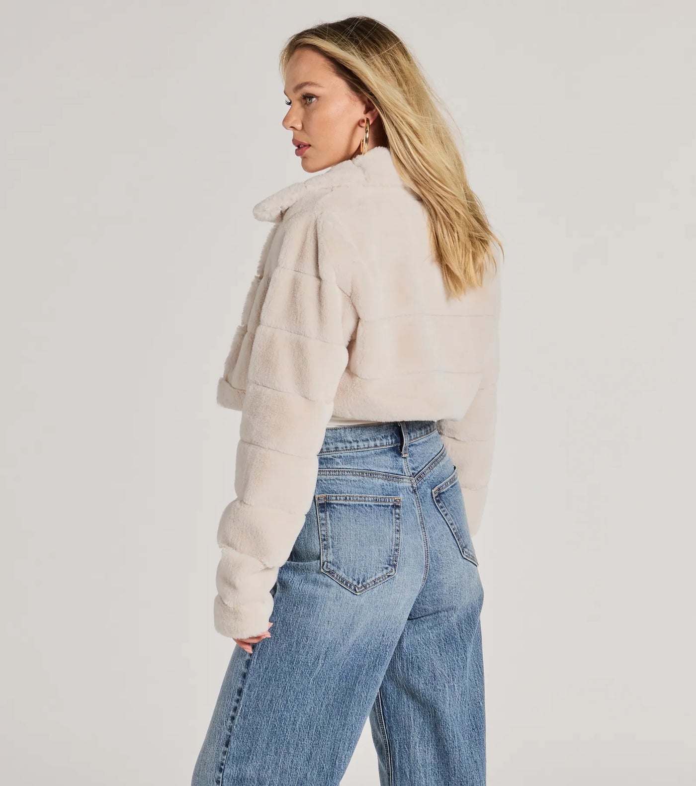 She's An Icon Faux Fur Cropped Jacket