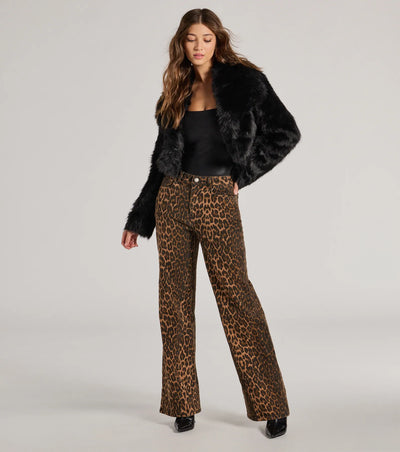 Layer On The Luxe Faux Fur Cropped Jacket