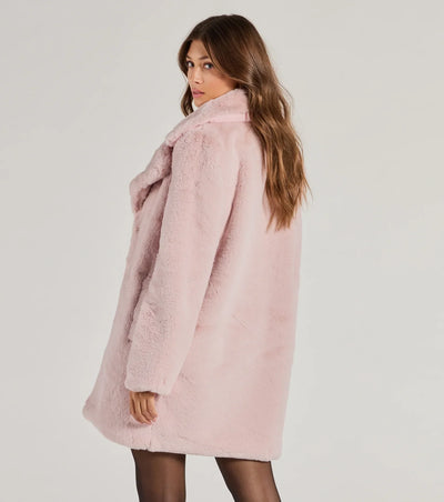 Luxe Layer Faux Fur Trench Coat