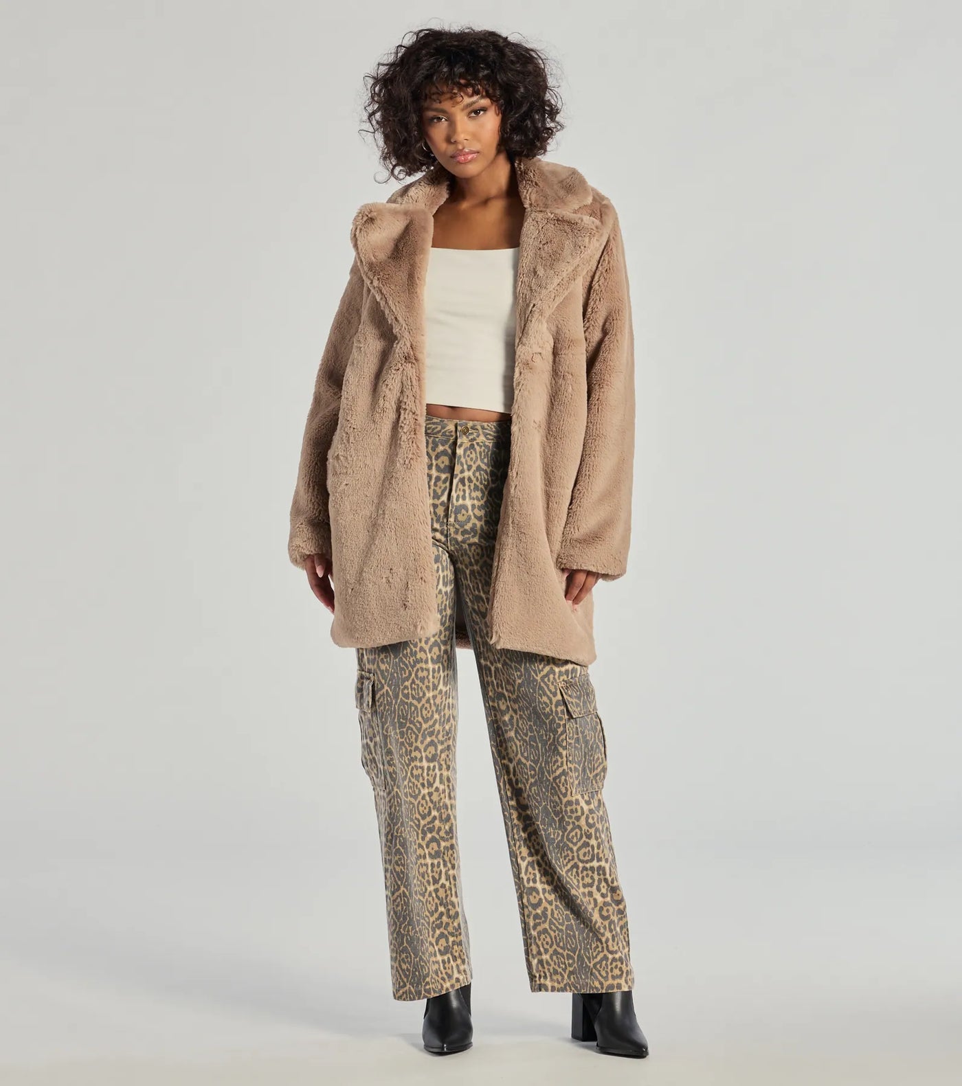 Luxe Layer Faux Fur Trench Coat