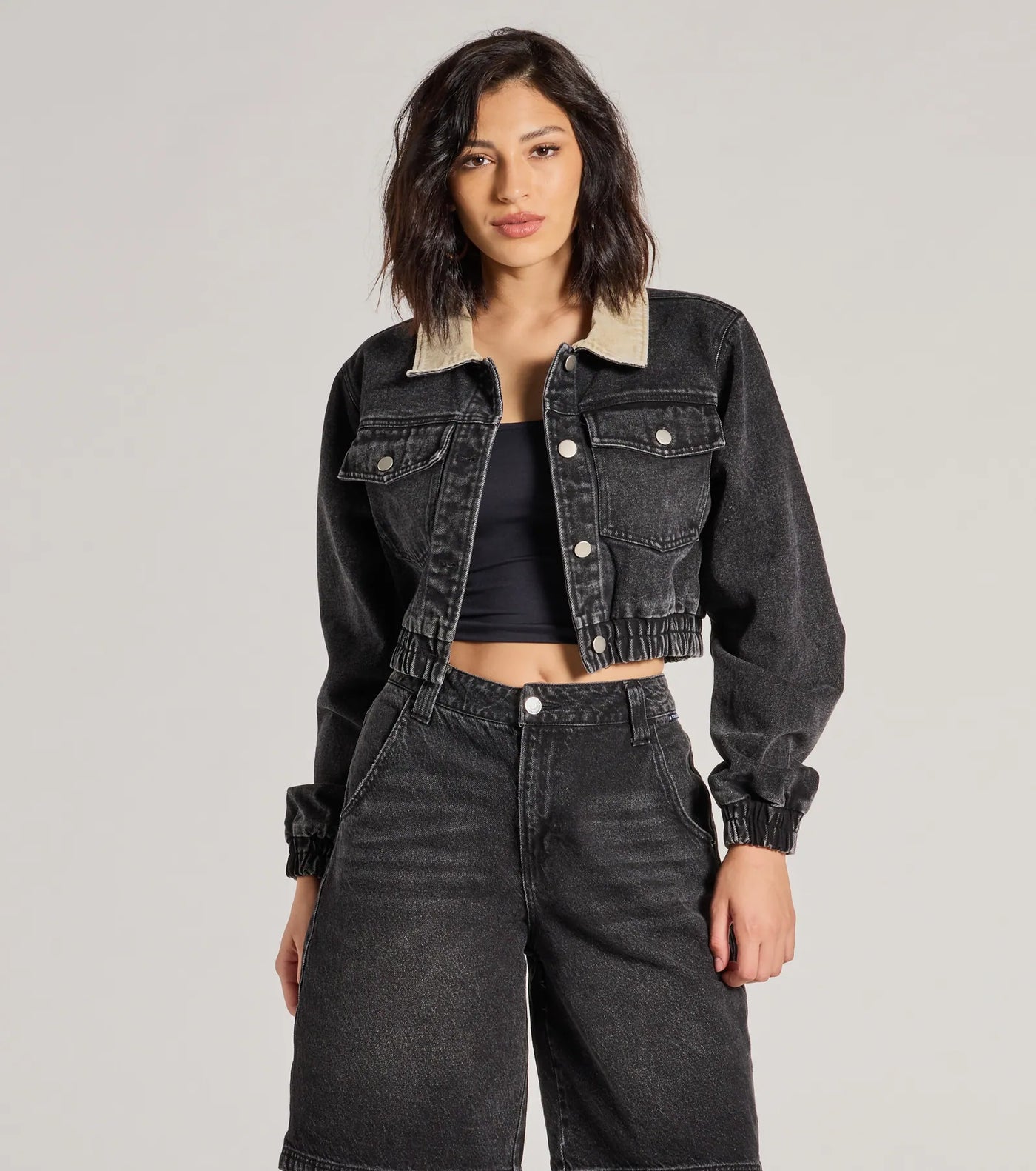 Cool Girl Aesthetic Denim Trucker Jacket