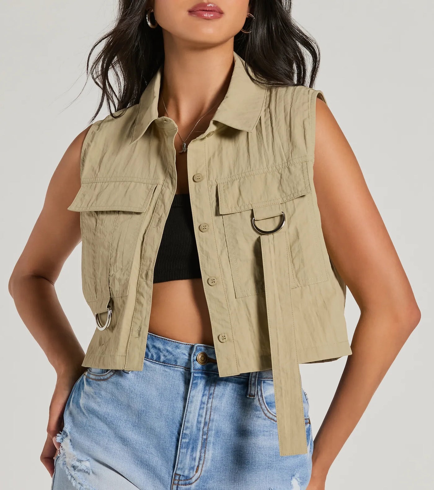 Casual And Stylish Cargo Pocket Vest