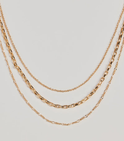 Timeless Charm Layered Chain Necklace