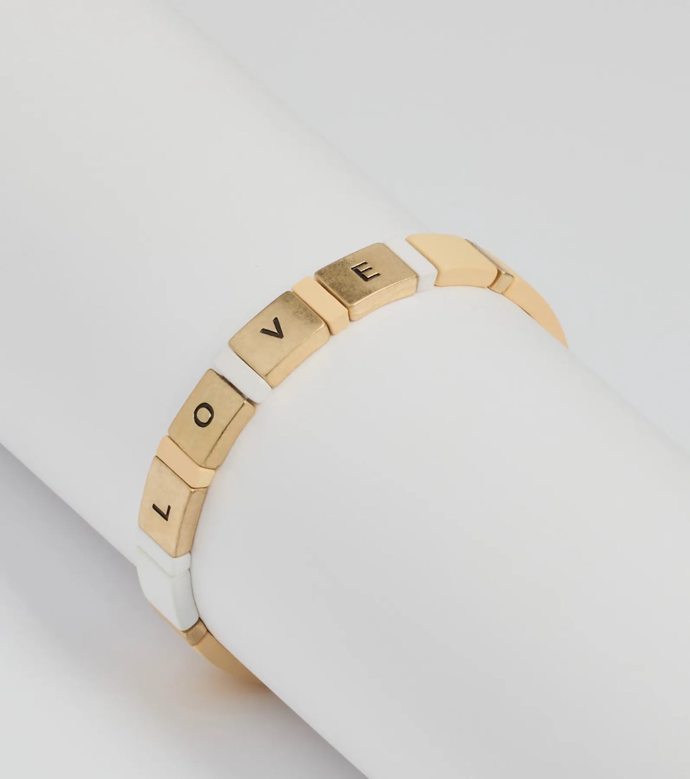 With Love Metal Stretch Bracelet