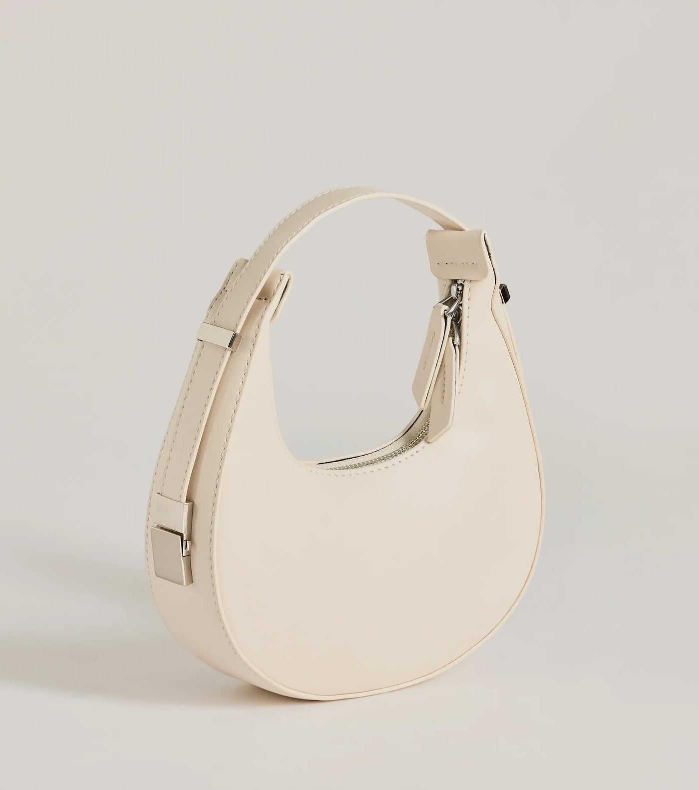 Iconic Glam Half-Moon Shoulder Bag