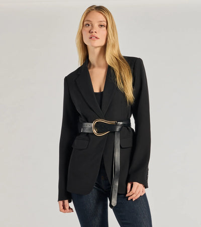 Trendy Silhouette Loop Buckle Wrap Belt