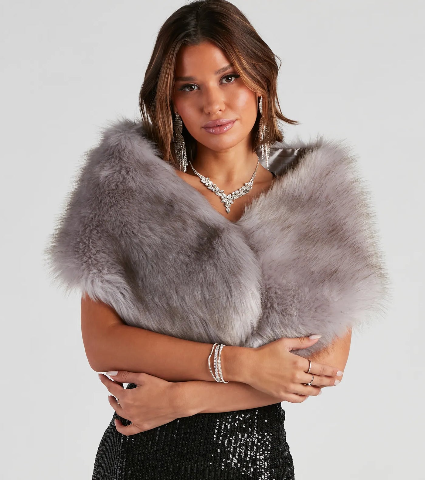 Ms. Diva Faux Fur Shawl