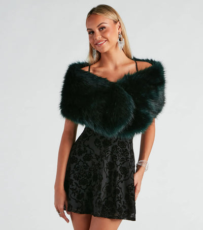 Ms. Diva Faux Fur Shawl