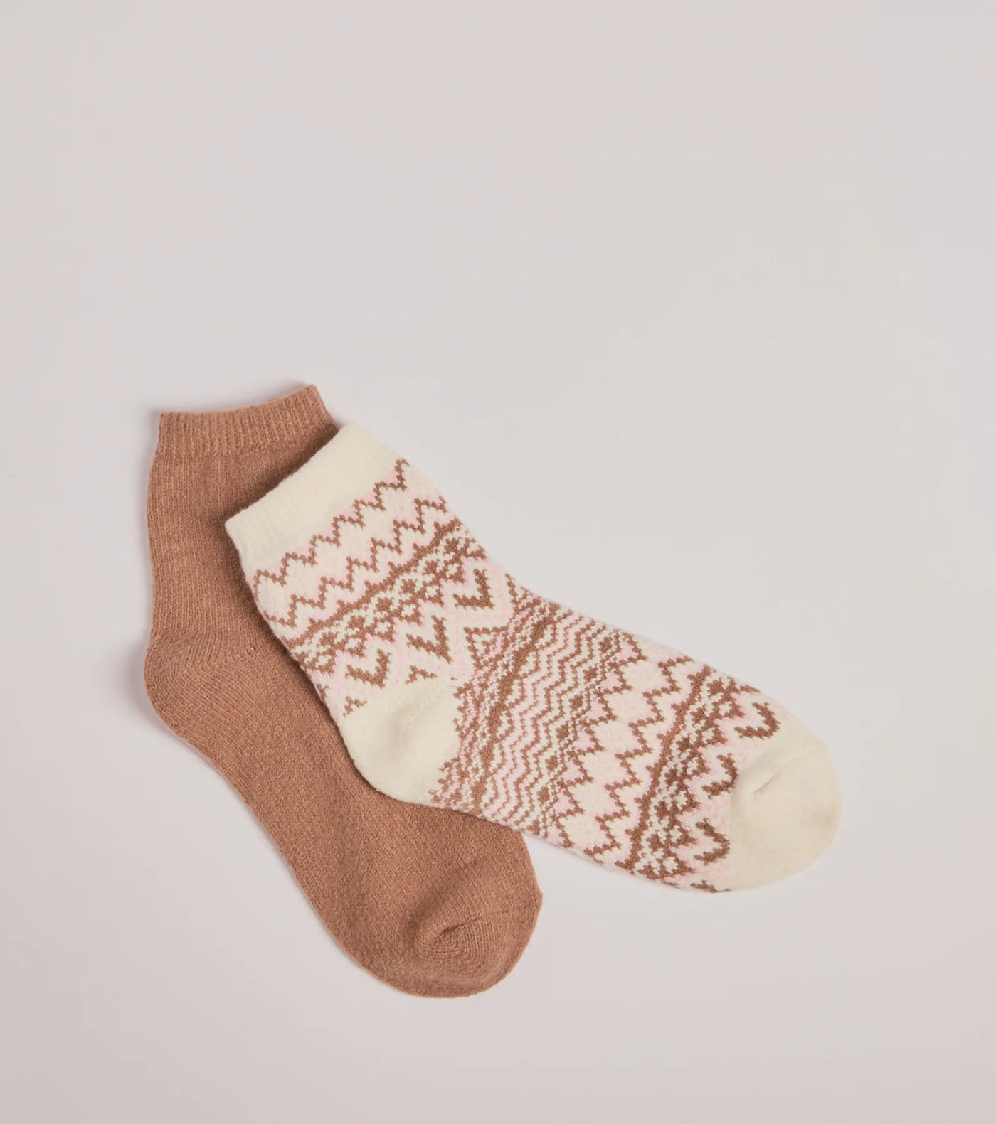 Cozy Fair Isle Two-Pack Socks