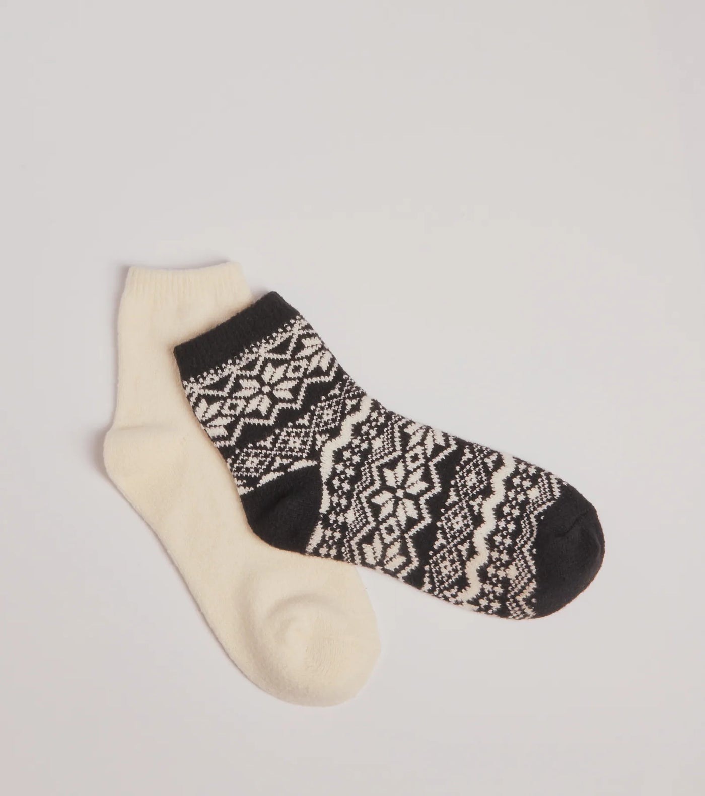 Cozy Fair Isle Two-Pack Socks