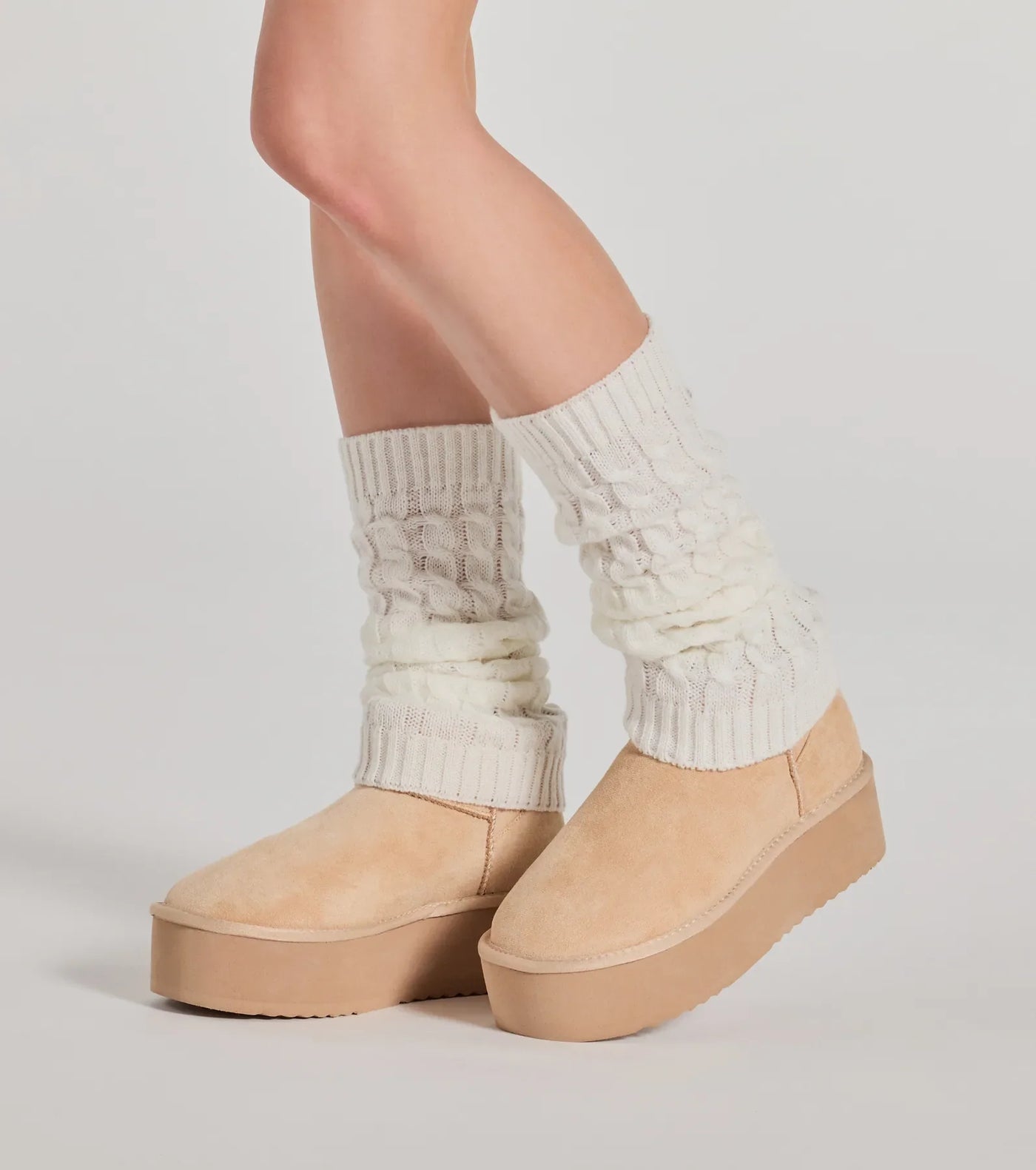 Chic Layers Ribbed Knit Leg Warmers