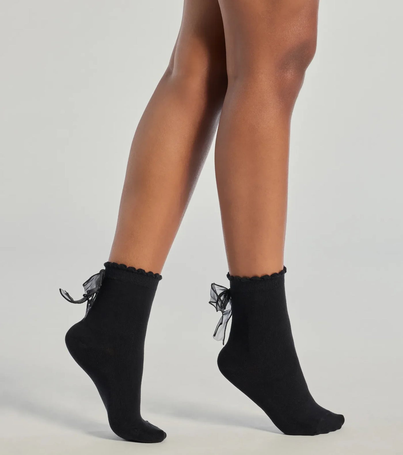 Endlessly Chic Bow Sock Two-Pack