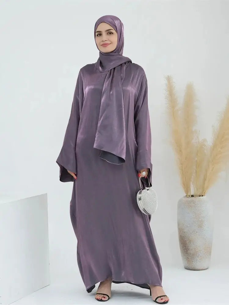 Satin Dubai Abaya - Lumikova