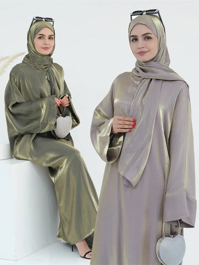 Satin Dubai Abaya - Lumikova