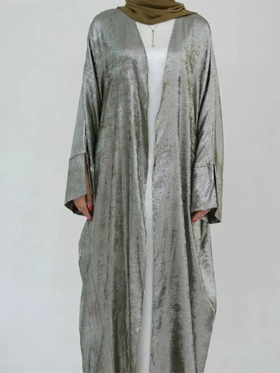 Satin Kimono - Dubai Modest Dress - Lumikova