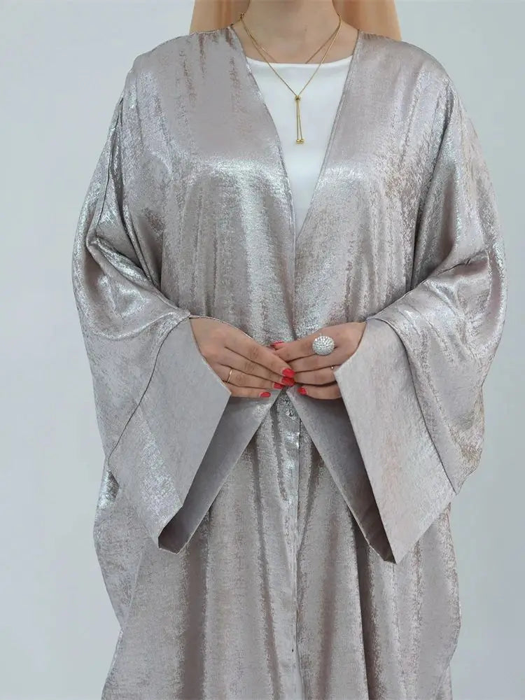 Satin Kimono - Dubai Modest Dress - Lumikova