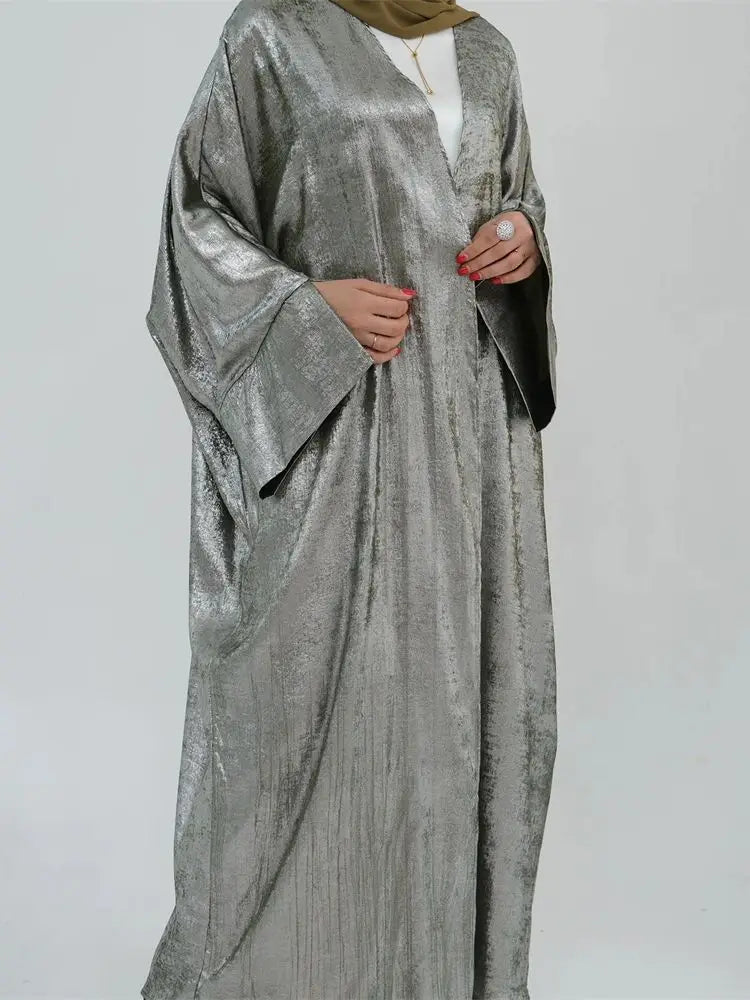 Satin Kimono - Dubai Modest Dress - Lumikova