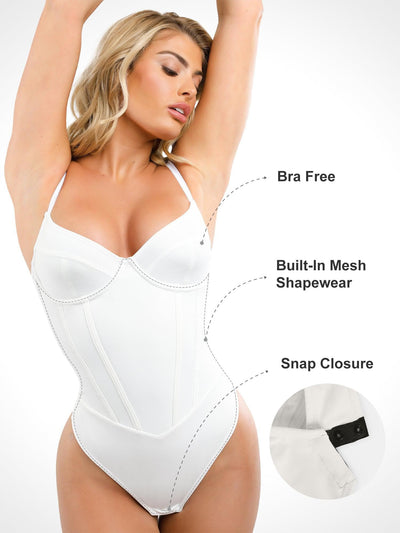 Shapewear Hourglass Corset Maxi Dress or Thong Bodysuit