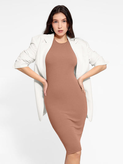 Shapewear Modal Tummy Control Midi Dresses