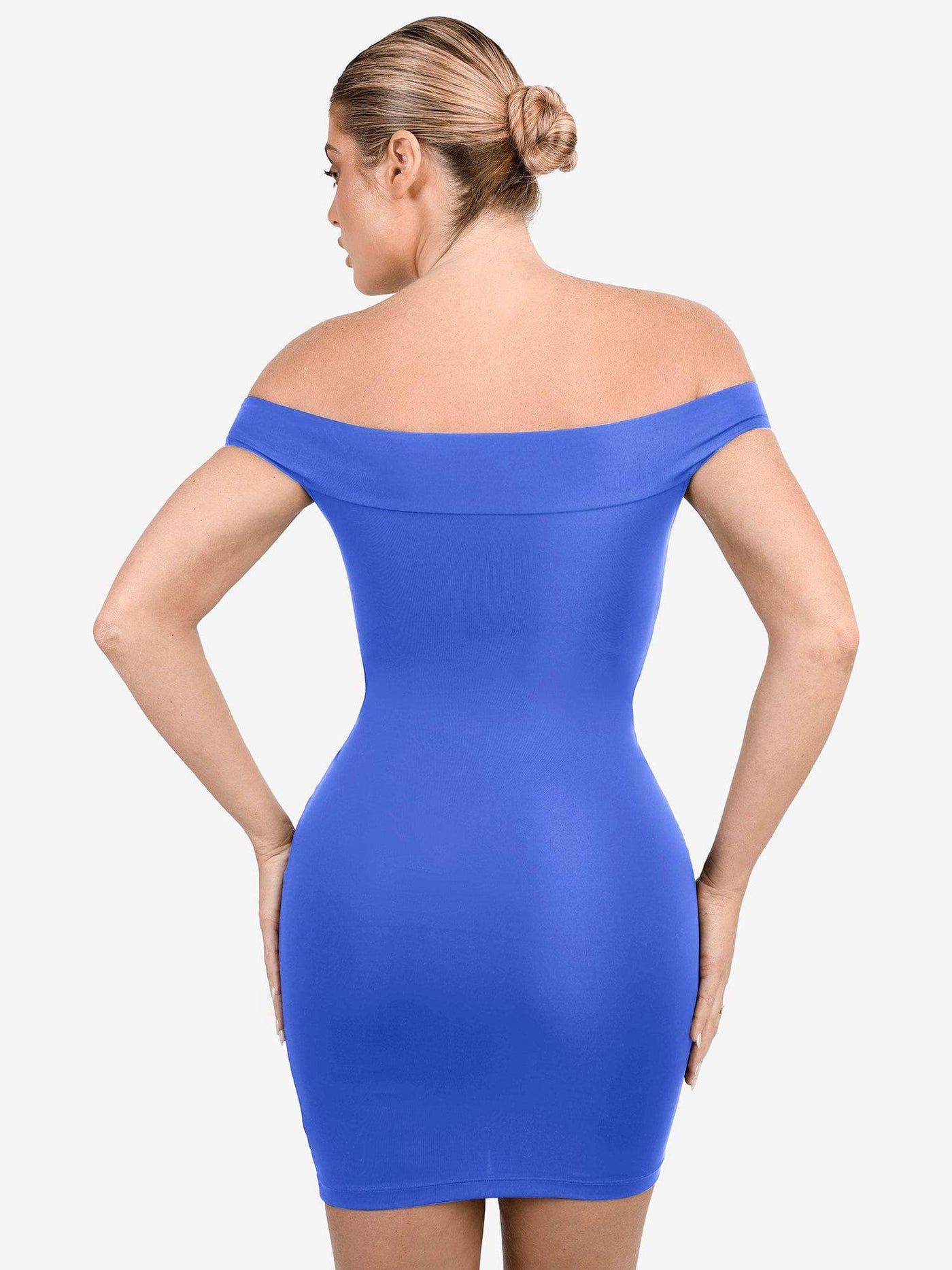 Shapewear Off-the-Shoulder Bodycon Mini Dress