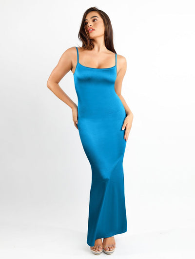 Shapewear Shine Slimming Tummy Control Maxi Slip Dress