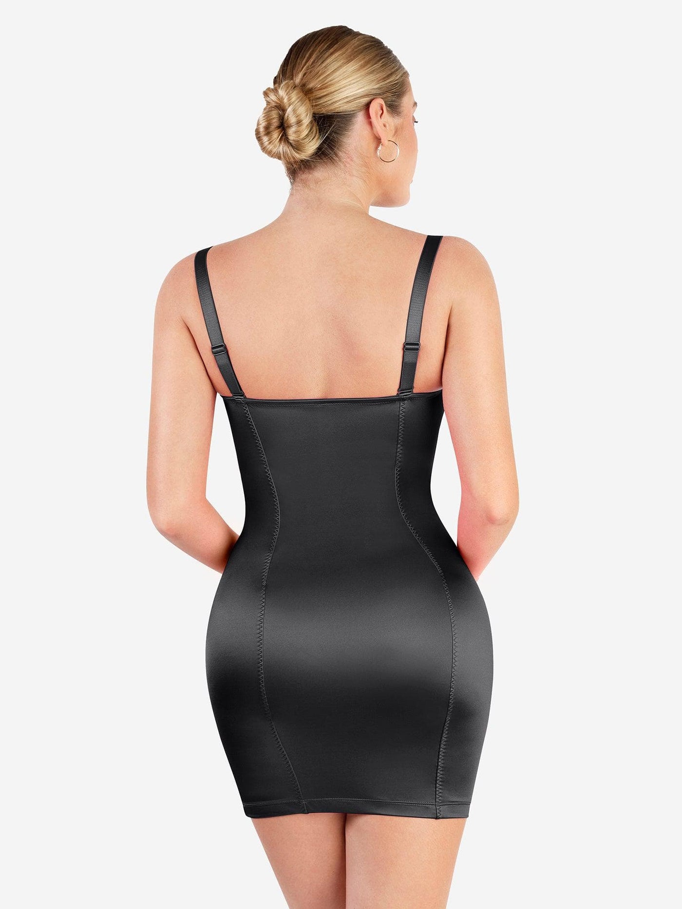 Shapewear Scuplting Satin Bustier Mini Dress