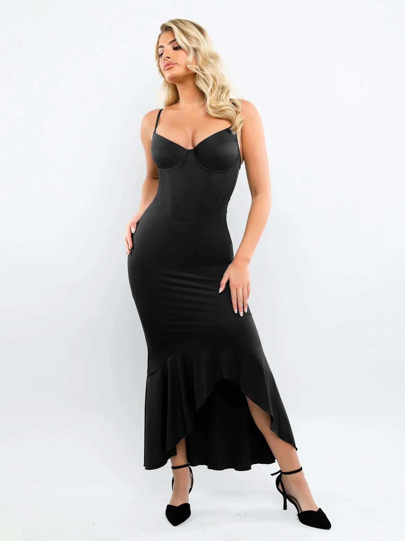 Shapewear Hourglass Corset Mermaid Maxi Dress