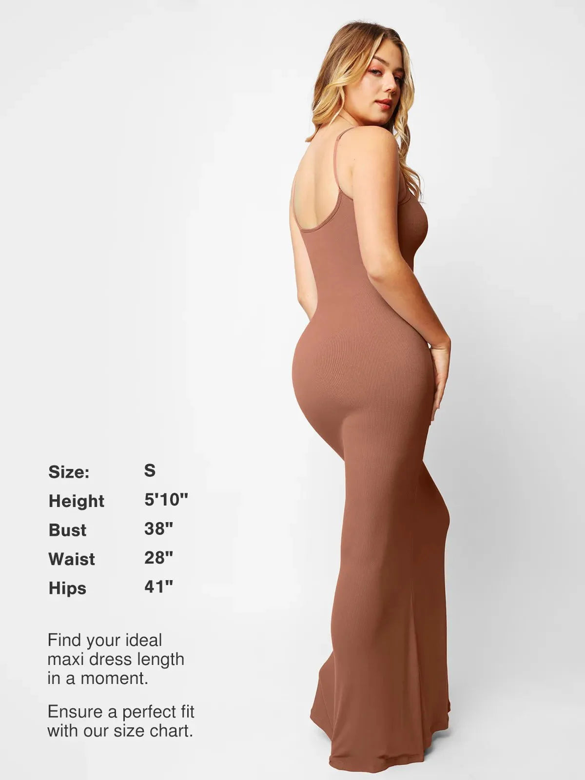 Shapewear Modal Slimming Maxi Slip Dress