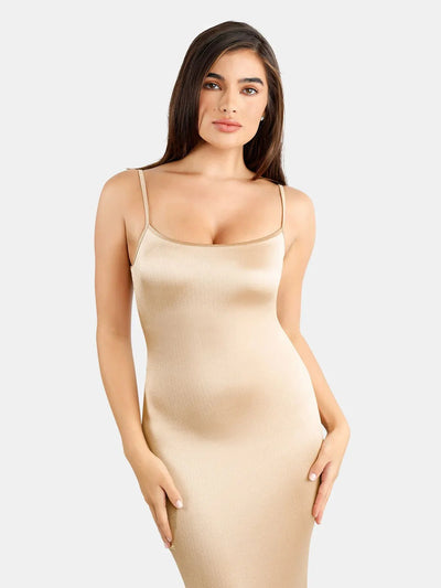 Shapewear Shine Slimming Tummy Control Maxi Slip Dress