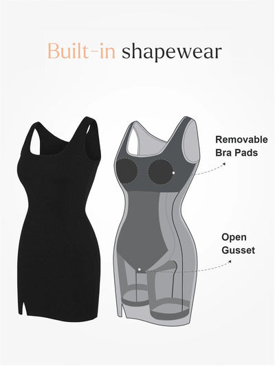 Shapewear Modal Sculpting Mini Tank Dress