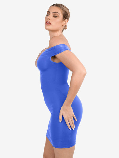 Shapewear Modal Tummy Control Midi Dresses