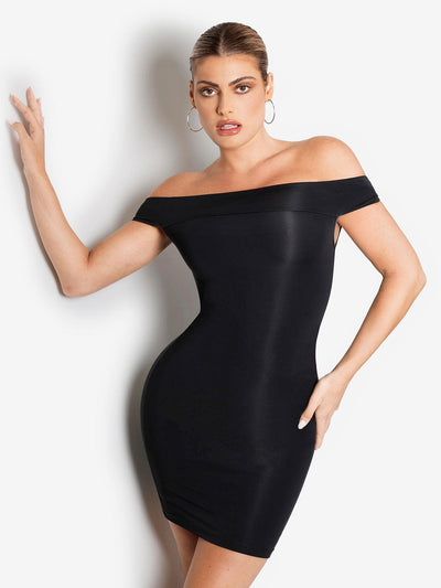 Shapewear Modal Tummy Control Midi Dresses